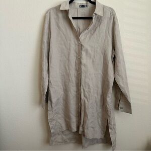 Go Silk 100% Linen Dress